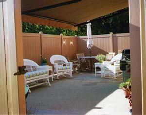 Privacy fence by L & J Pool, Fence & Deck Company
