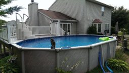 Pool project by L & J Pool, Fence & Deck Company