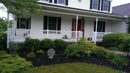 Porch project by L & J Pool, Fence & Deck Company