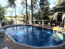 Outdoor living project by L & J Pool, Fence & Deck Company