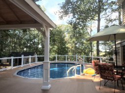 Outdoor living project by L & J Pool, Fence & Deck Company