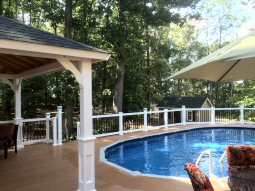 Outdoor living project by L & J Pool, Fence & Deck Company