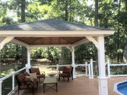 Outdoor living project by L & J Pool, Fence & Deck Company