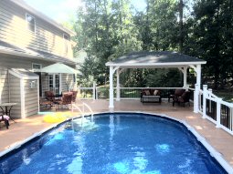 Outdoor living project by L & J Pool, Fence & Deck Company